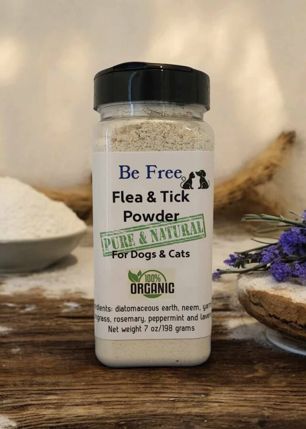 Be Free Flea & Tick Powder