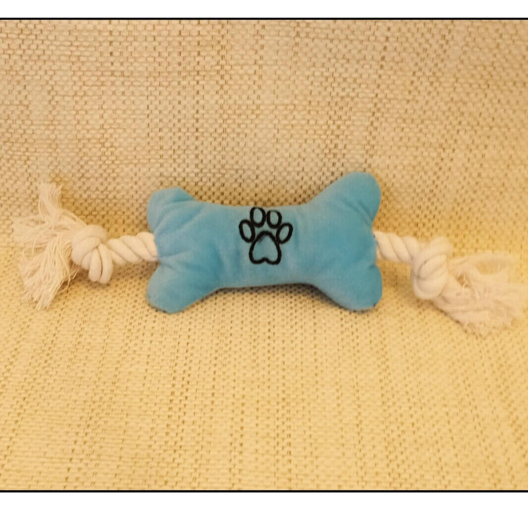 Squeaky Stuffed Rope Toy